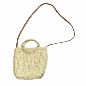 American Eagle Straw Crossbody Bag Cottagecore